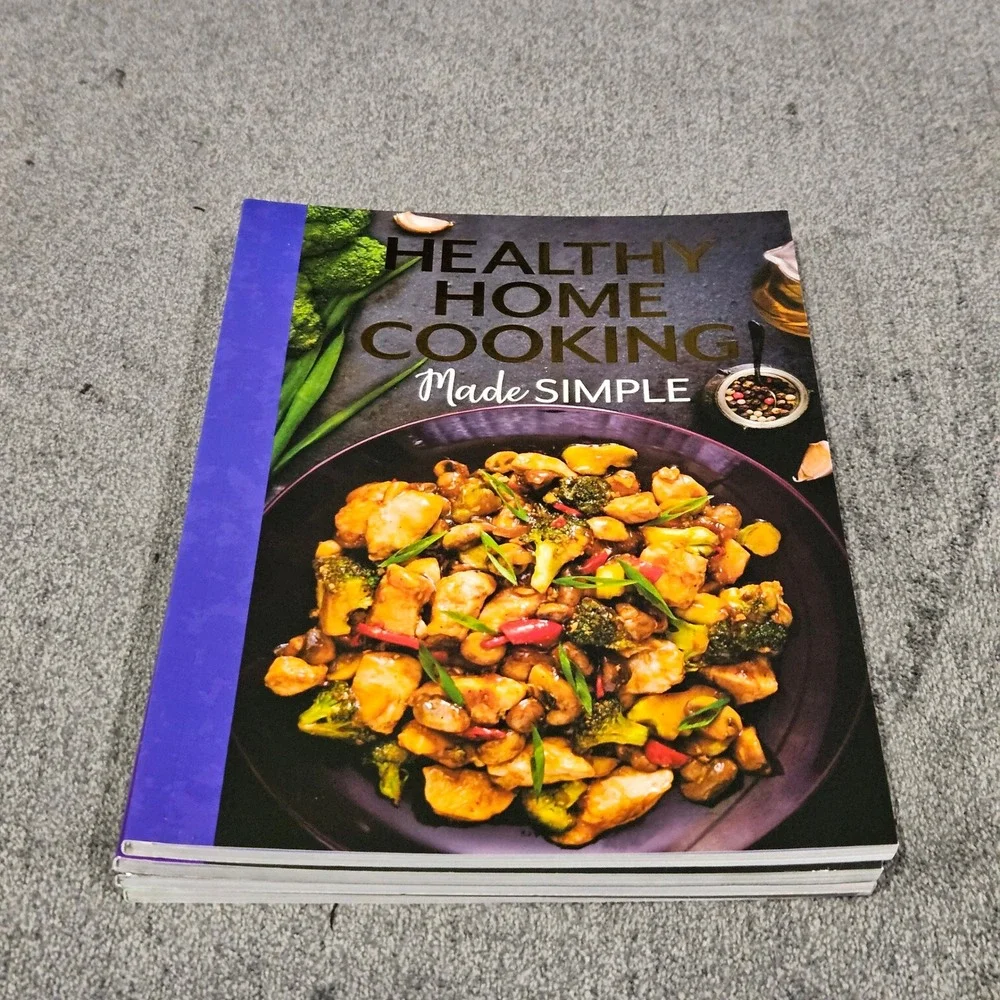 Cookbook Lot of 4 Chicken, Cooking For College, Healthy Home Cooking Made Simple